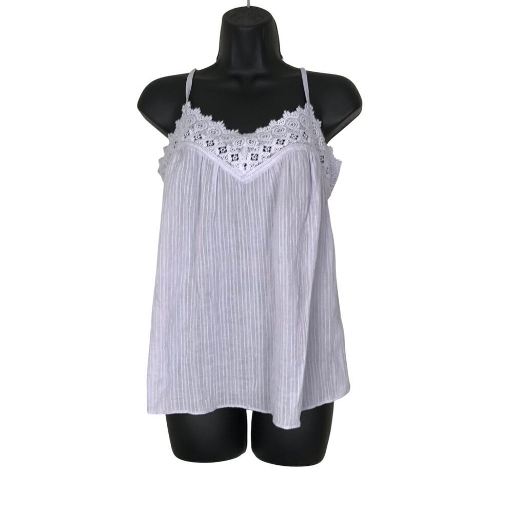 Sundance Violet 100% Cotton Camisole Size S